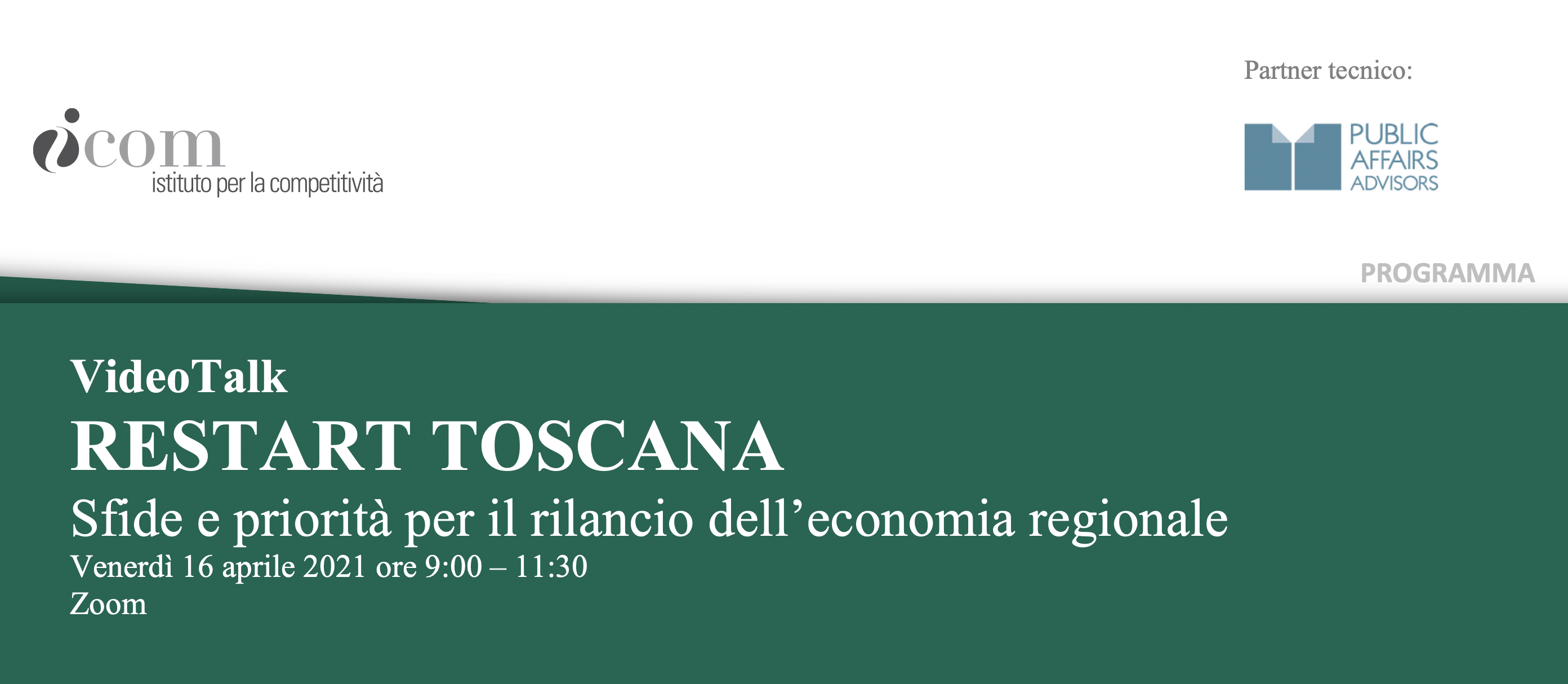 Restart Toscana. Sfide e priorit&agrave; per il rilancio dell&rsquo;economia regionale